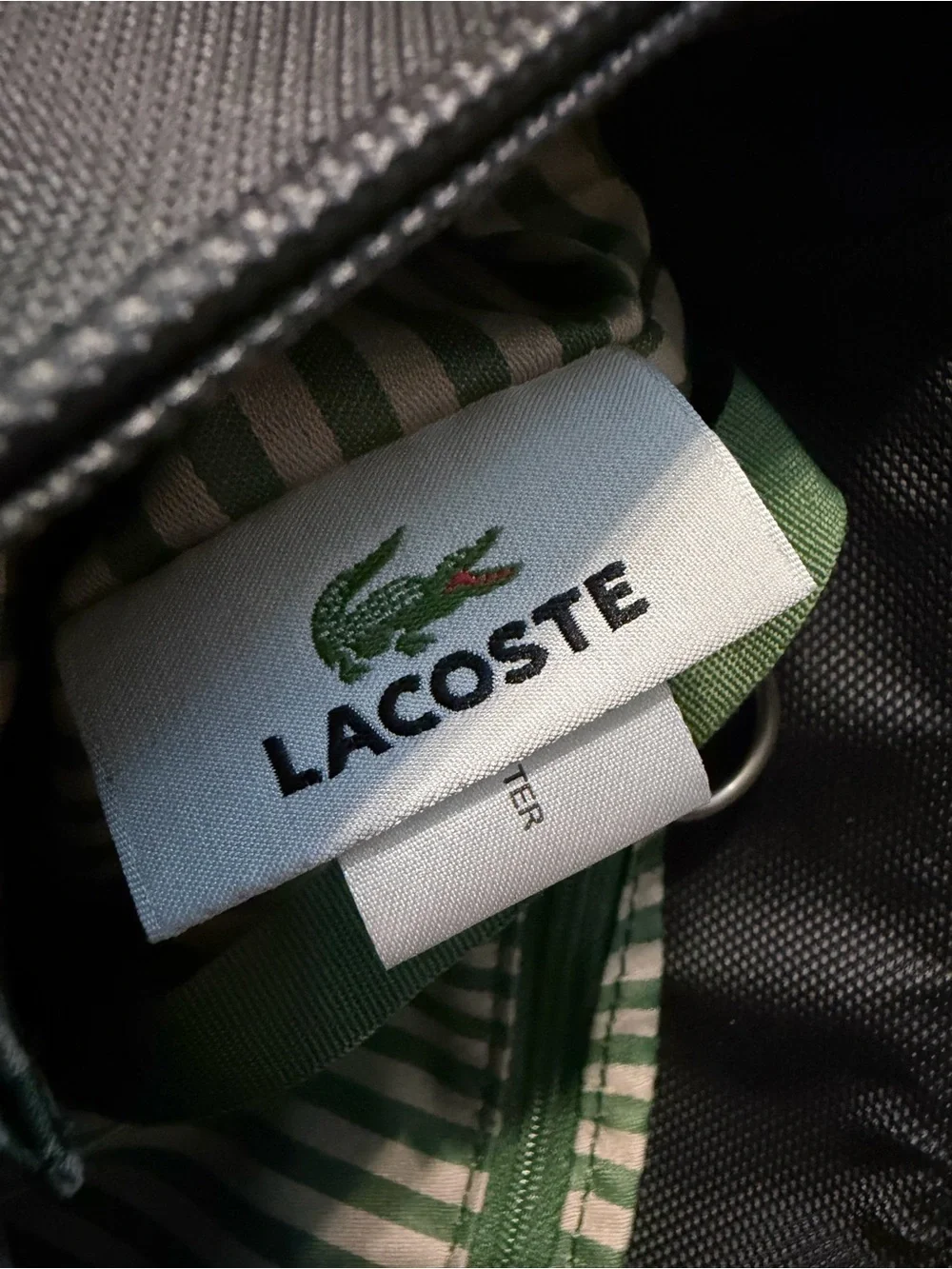 Lacoste Y2K PVC Messenger Bag